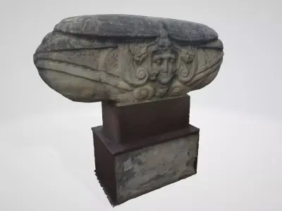 monument9 statue of beetle 3D model