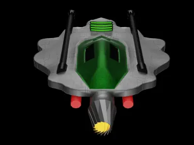 Arborec Fighter 3D model