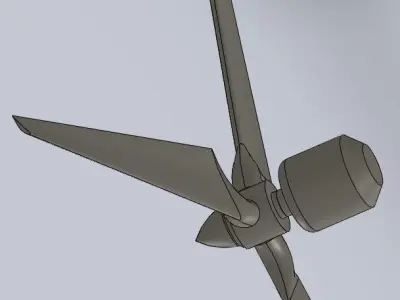 Wind turbine Free 3D model
