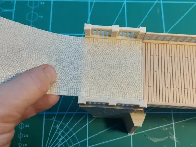 Wooden arch road bridge 1-87 FDM 3D print model
