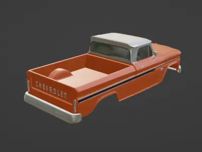 Chevy c10 F 1966 truck  3D print model