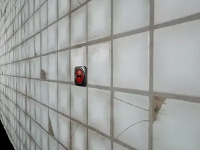 Door button Low-poly 3D model