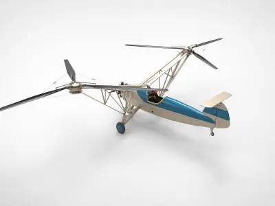 Focke-Wulf Fw 61 3D model purchase