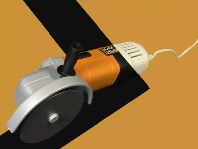Grinding Wheel 3D model