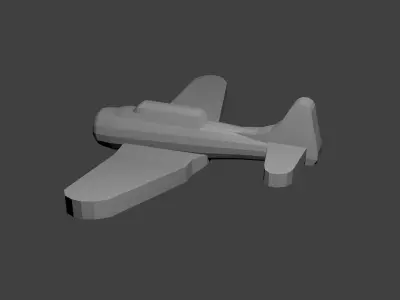 US SBD Dauntless Dive Bomber Free 3D print model