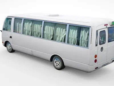 Mitsubishi Fuso Rosa 2020 Low-poly 3D model