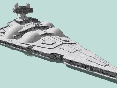 Star Wars Dominator star destroyer 3D print model
