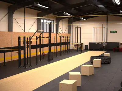 CrossFit Training Center 3D model