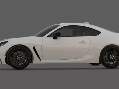 2022 Toyota GR86 3D Model  Lightweight Sports Coupe 3D model