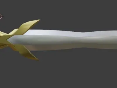 2 Fantasy Dagger Low-poly 3D model