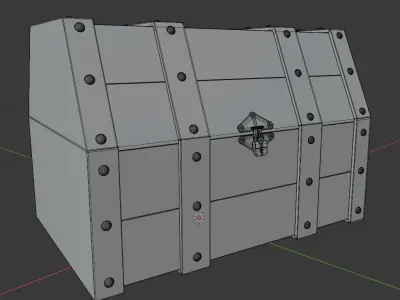 Simple Chest Free 3D model