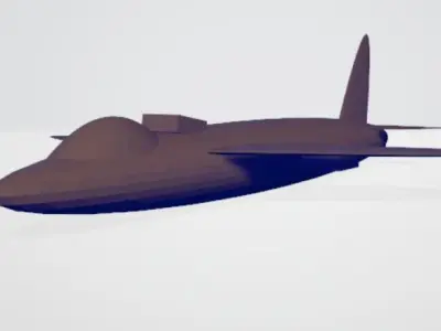 Jet Aircraft 3D Model 3D print model
