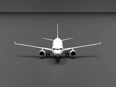 Airbus A320  AirFrance Livery 3D model