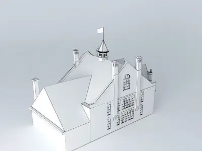 Stn 23  St. Paul, MN Former 1887 Fire Station 23 Free 3D model