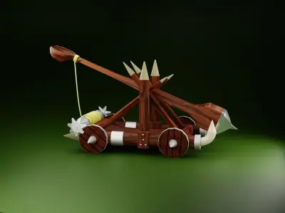 War machines pack Low-poly 3D model