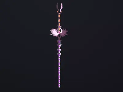 Fantastic Sword  free Free low-poly 3D model