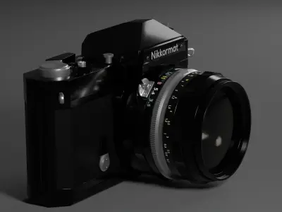 Nikkormat Ftn Camera 3D model