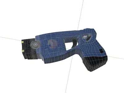 Taser Gun Low-poly 3D model