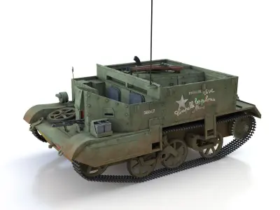 Bren Gun Carrier - BUC - 38047 3D model