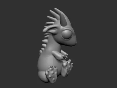 Baby Dragon 3D print model buy