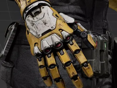 Sci-fi cloth Nyra 3D model