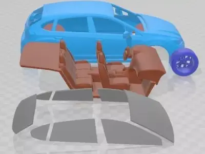 Subaru Impreza XV Crosstrek 2013 Printable Car  3D print model