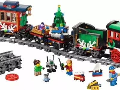 PixelBricks3D - Lego  Winter Holiday Train  3D print model