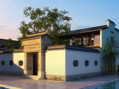 Chinese Style Architecture 3D model buy