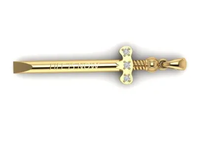 SWORD pendant  3D print model