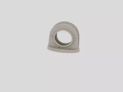 Industrial Factory Pipe End Cap for 3D print 3D model
