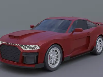 Generic Muscle car mark 2c 3D model