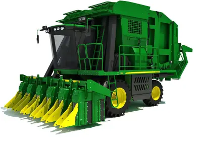 Combine and Harvesters Models 3D Model Pack