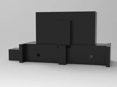 chassis and axle of the train 3D print model