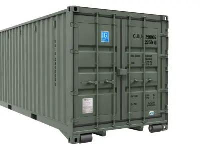 Military Container 3D model purchase