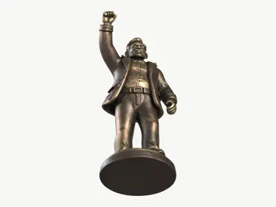 Man Statuette 3D model