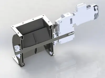 Simple manufacturing 250 airlocks-rotary valves 3D model