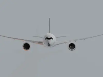 A350-900 with Generic Colours Free 3D model