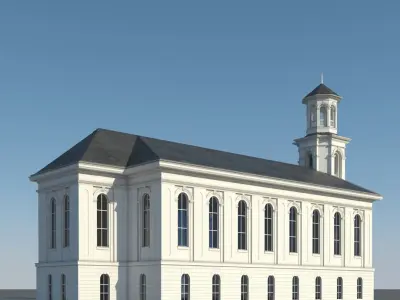 Church 3D model by 3DModelWarehouse