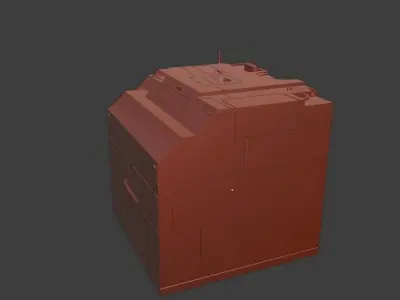 Sci-fi model printer 3D model
