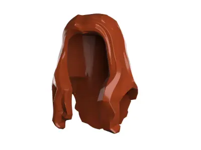 Custom3Dprint Minifigure Accessory - Minifigure Hair S2 - 101 3D print model