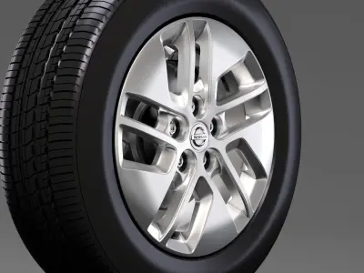 Nissan NV Combi wheel 2017 3D model