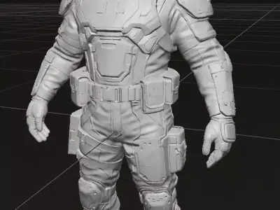Battle Medic 3D model