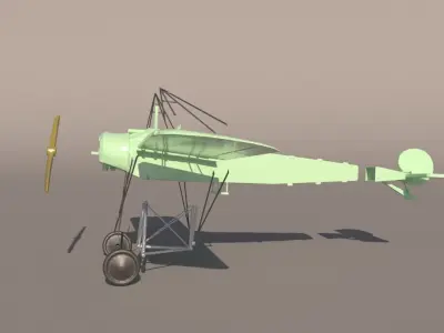 Fokker Eindecker fighters for3Dprint 3D print model