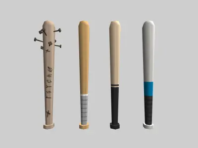 Low poly Melee and Tools Low-poly 3D model