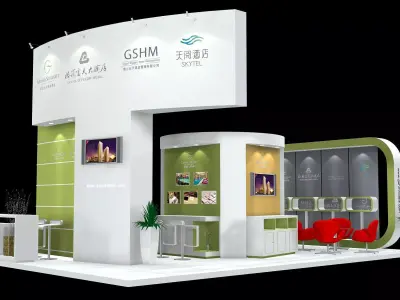 Exhibition - Area - 9X6-3DMAX2009-056 3D model