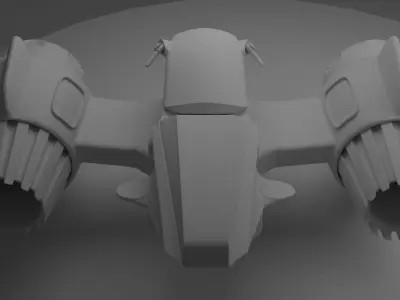 moto futurista  Free 3D model