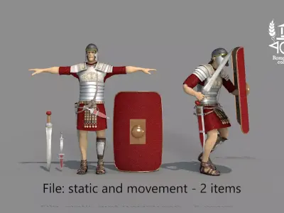 Roman Island Praetorian 3D model