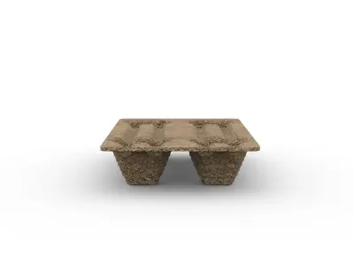 Display pallet  Low-poly 3D model