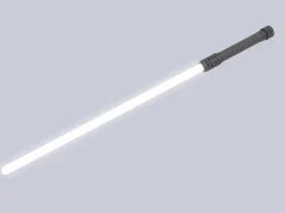 Scifi Saber Low-poly 3D model