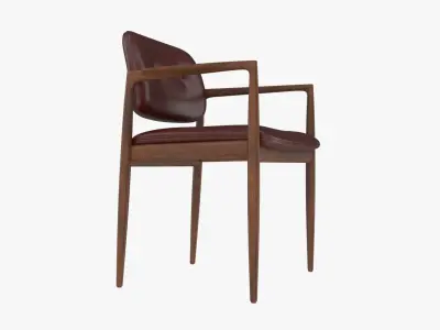 Leather Armchair 3D model get